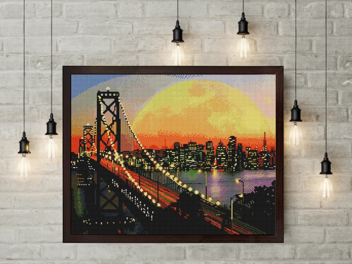 Artimento_diamentowa_mozaika_Most Golden Gate-2.png