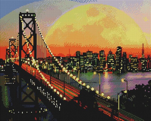 Artimento_diamentowa_mozaika_Most Golden Gate.jpg
