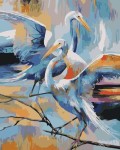 Żurawie - 50x65 cm