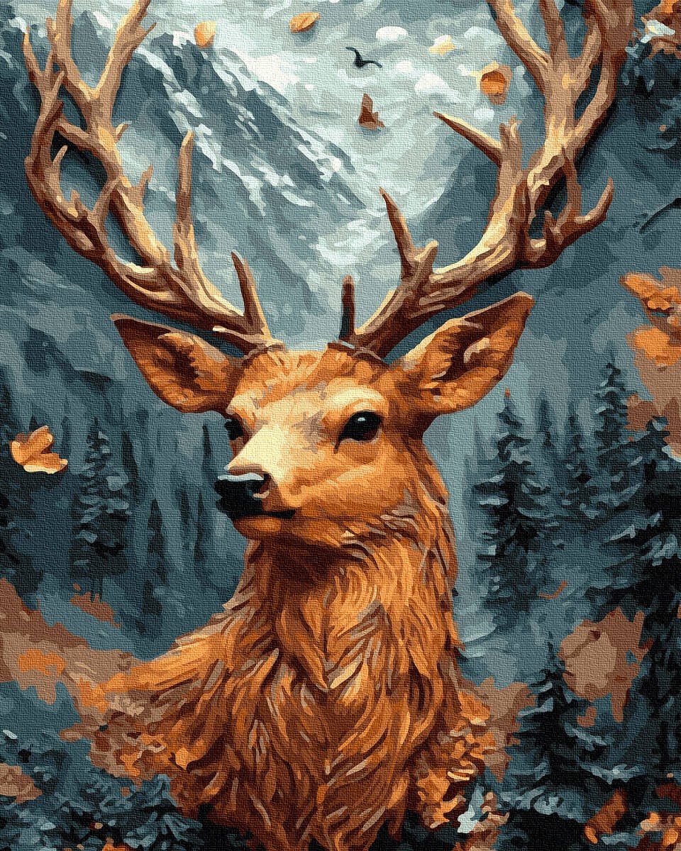 Artimento_Jeleń w górach