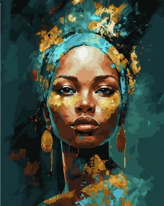 Królowa sawanny - 50x65 cm