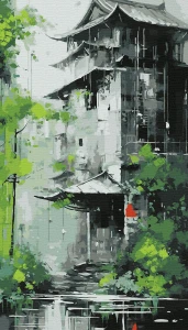 Opowieść o Japonii - 40x70 cm 