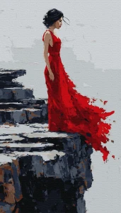 Cisza na krawędzi - 40x70 cm